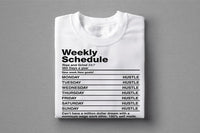 Weekly Schedule: Hustle